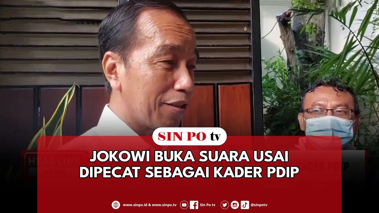 Jokowi Buka Suara Usai Dipecat Sebagai Kader PDIP