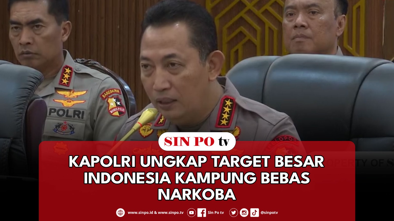 Kapolri Ungkap Target Besar Indonesia Kampung Bebas Narkoba