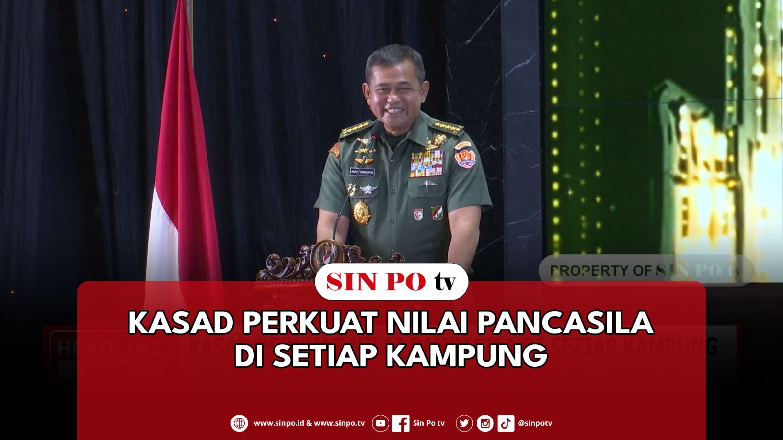 Kasad Perkuat Nilai Pancasila Di Setiap Kampung