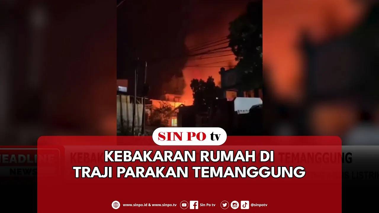Kebakaran Rumah Di Traji Parakan Temanggung