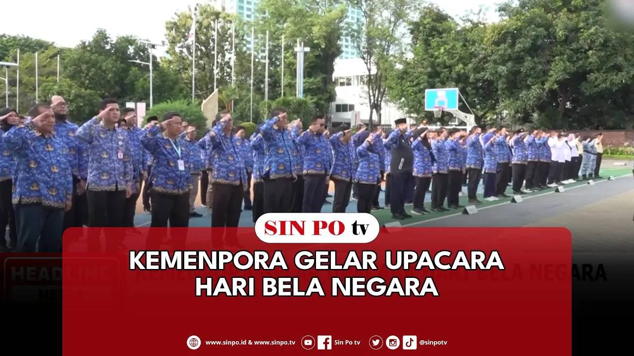 Kemenpora Gelar Upacara Hari Bela Negara