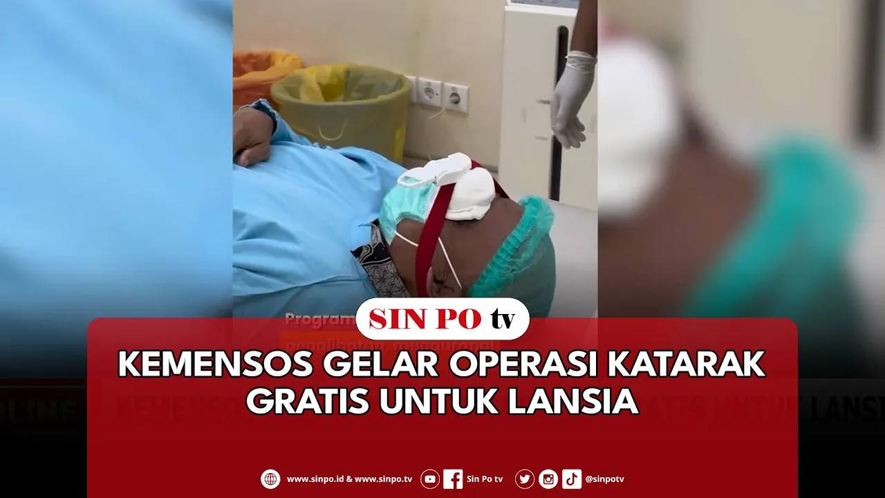 Kemensos Gelar Operasi Katarak Gratis Untuk Lansia