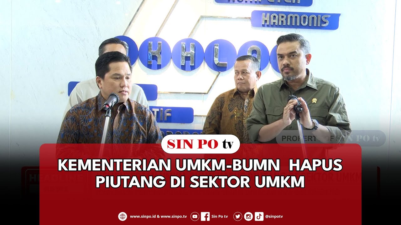 Kementerian UMKM-BUMN Hapus Piutang Di Sektor UMKM