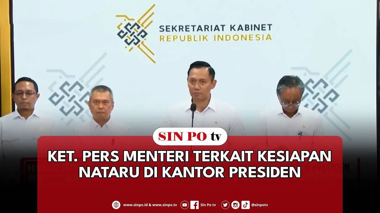 Ket. Pers Menteri Terkait Kesiapan Nataru Di Kantor Presiden