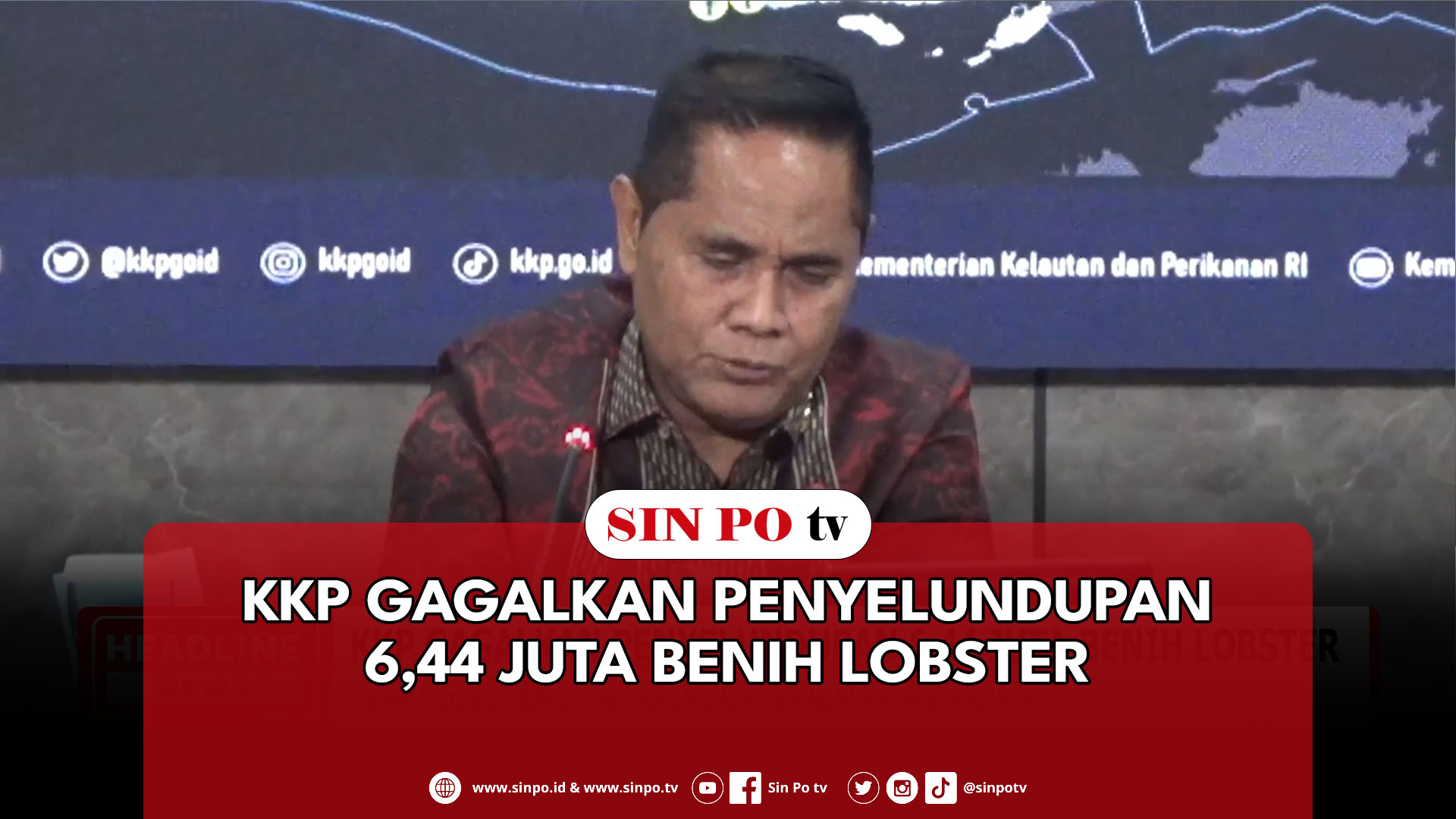 KKP Gagalkan Penyelundupan 6,44 Juta Benih Lobster