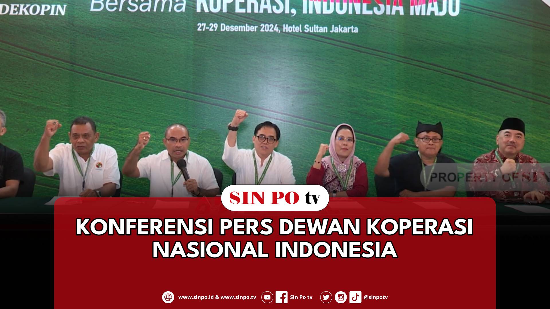 Konferensi Pers Dewan Koperasi Nasional Indonesia