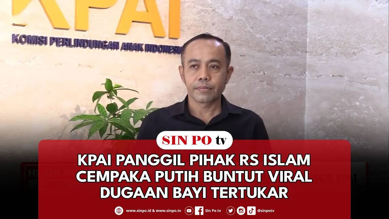 KPAI Panggil Pihak RS Islam Cempaka Putih Buntut Viral Dugaan Bayi Tertukar