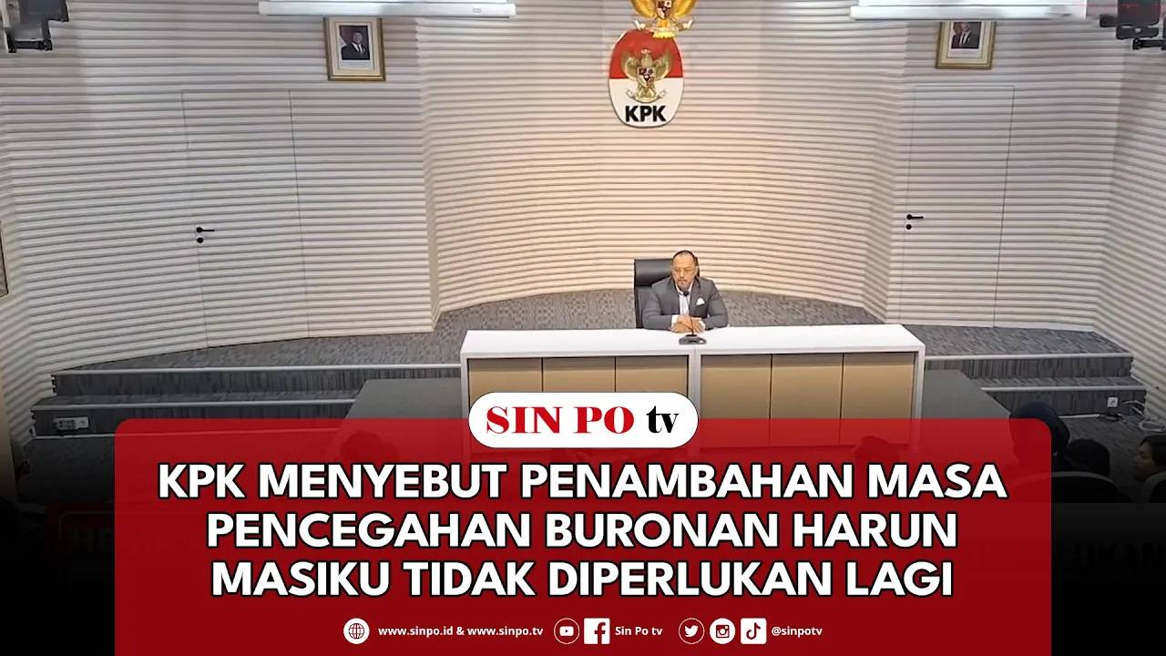 KPK Menyebut Penambahan Masa Pencegahan Buronan Harun Masiku Tidak Diperlukan Lagi