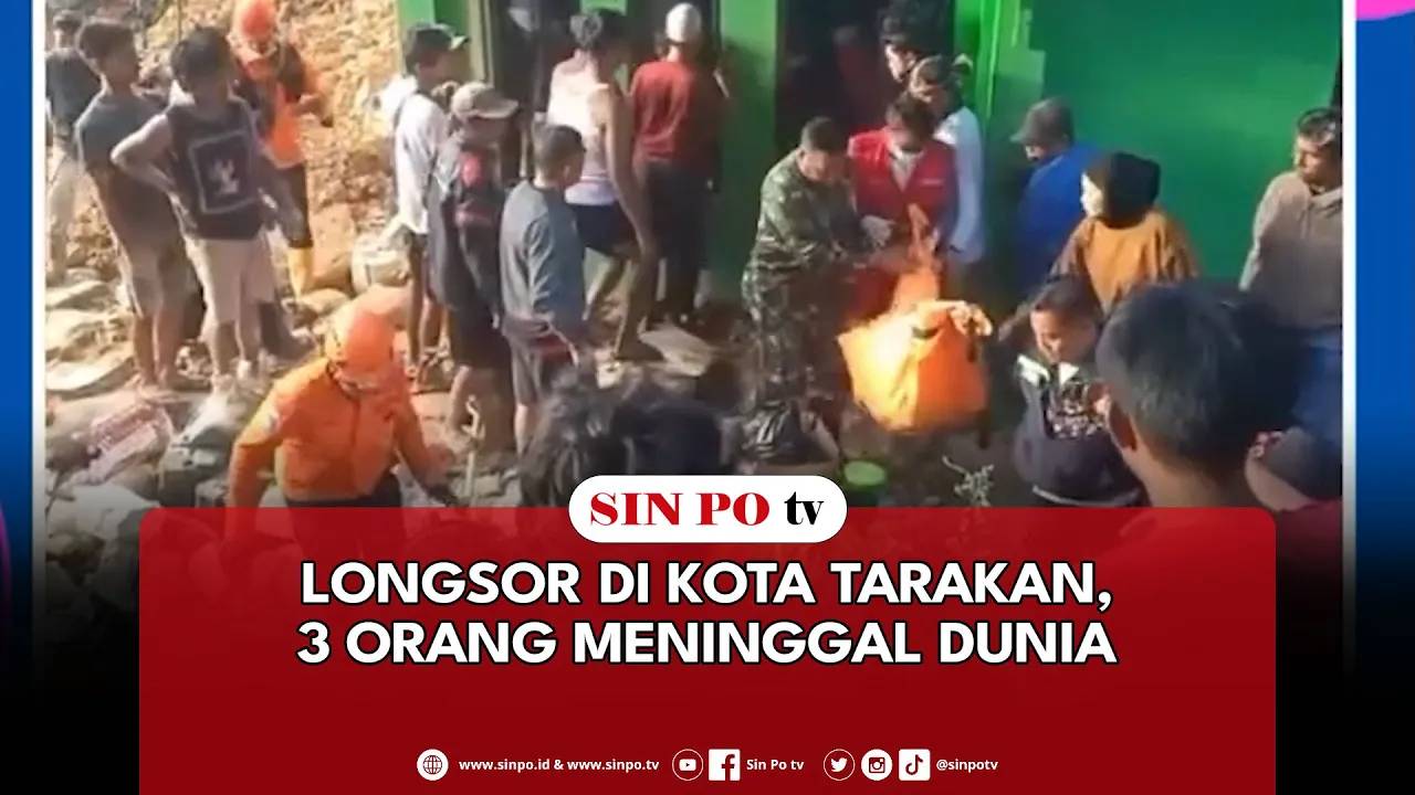 Longsor Di Kota Tarakan, 3 Orang Meninggal Dunia