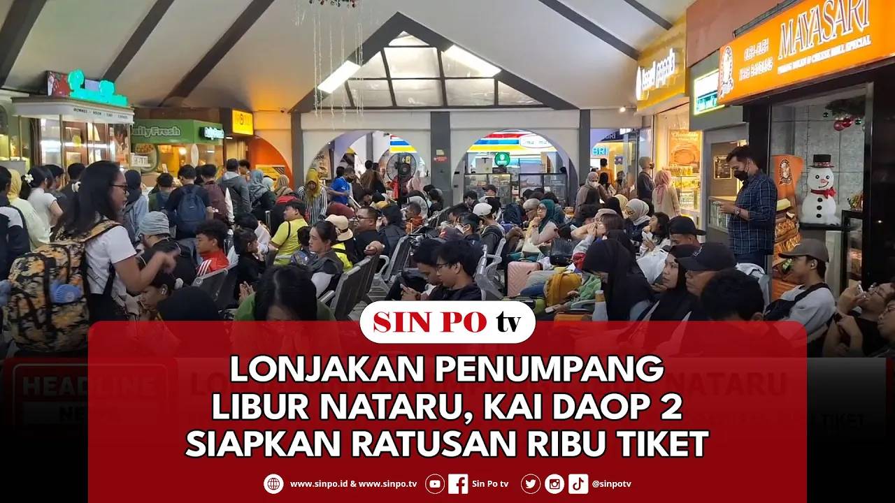 Lonjakan Penumpang Libur Nataru, KAI Daop 2 Siapkan Ratusan Ribu Tiket