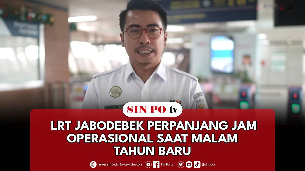 LRT Jabodebek Perpanjang Jam Operasional Saat Malam Tahun Baru