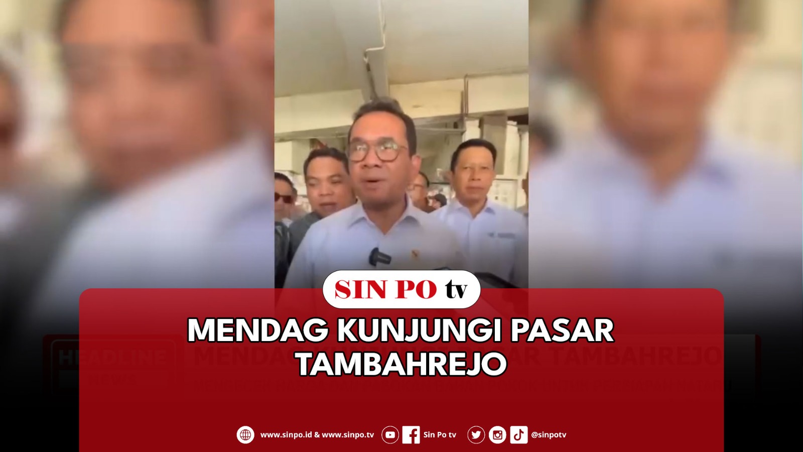 Mendag Kunjungi Pasar Tambahrejo