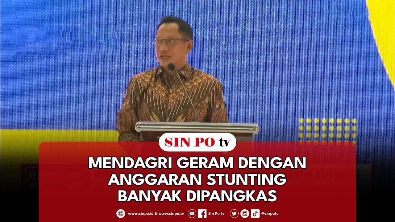 Mendagri Geram Dengan Anggaran Stunting Banyak Dipangkas