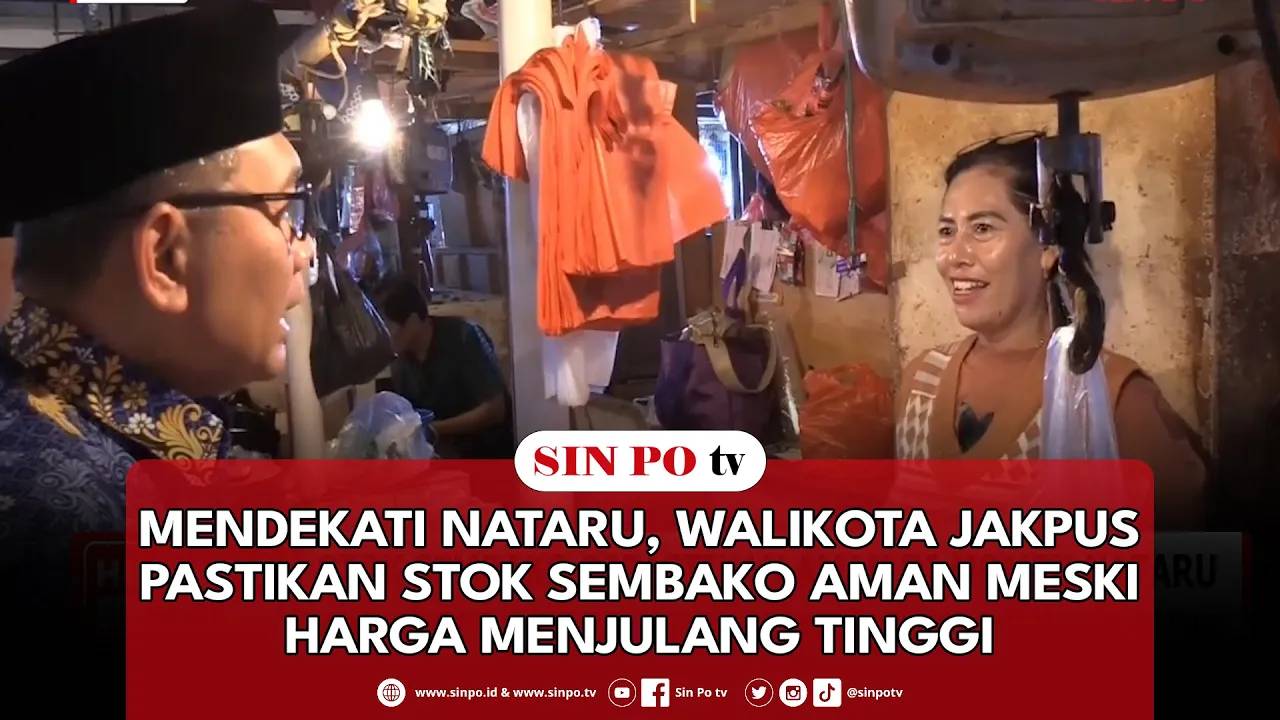 Mendekati Nataru, Walikota Jakpus Pastikan Stok Sembako Aman Meski Harga Menjulang Tinggi