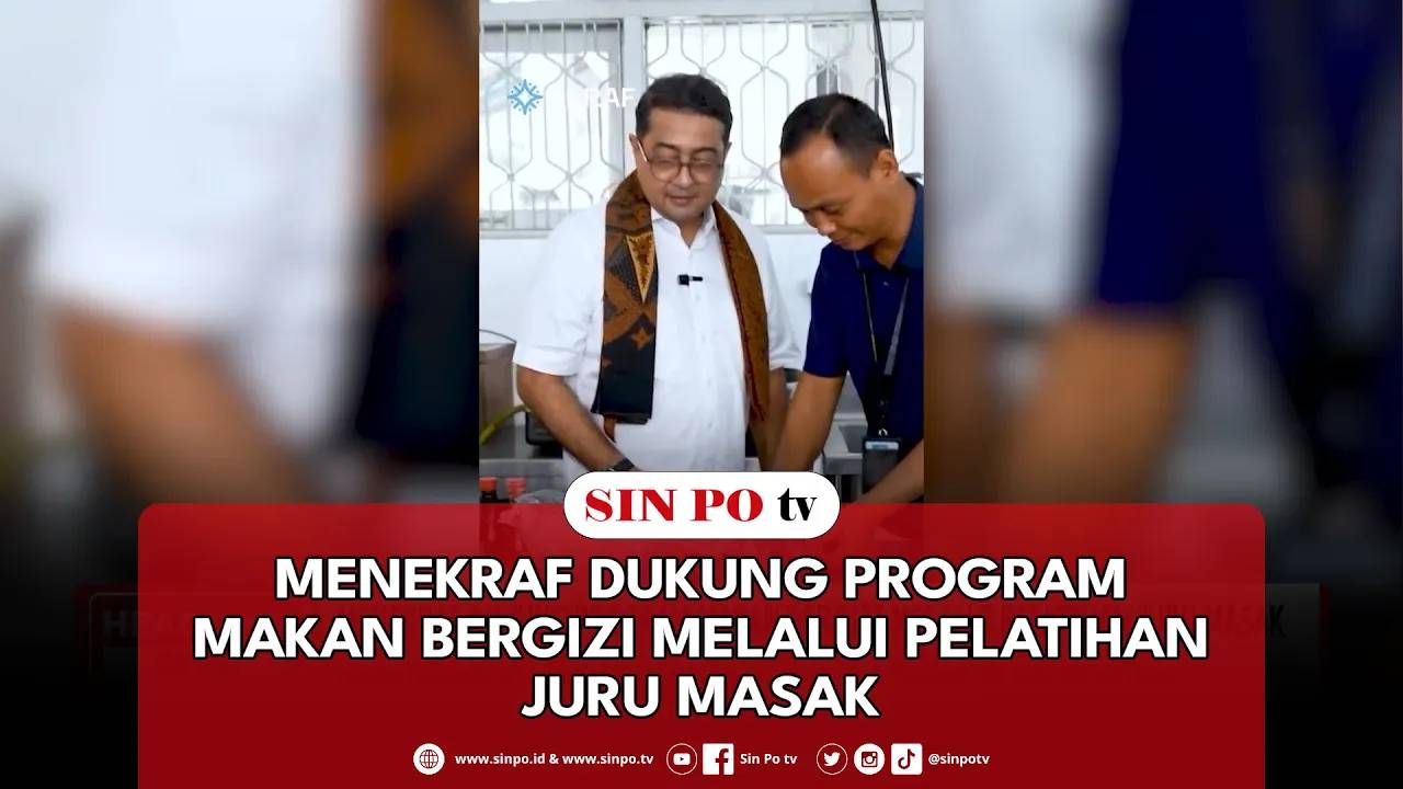 Menekraf Dukung Program Makan Bergizi Melalui Pelatihan Juru Masak