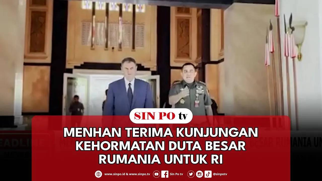 Menhan Terima Kunjungan Kehormatan Duta Besar Rumania Untuk RI