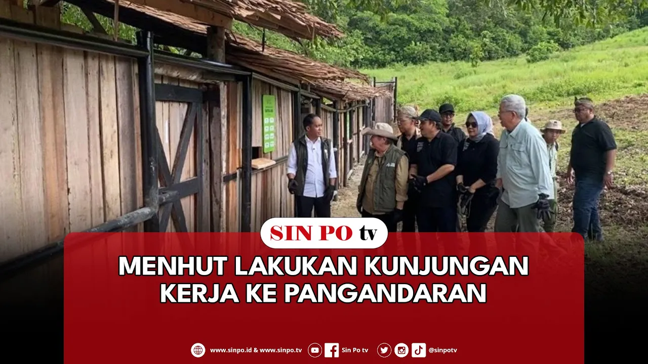 Menhut Lakukan Kunjungan Kerja Ke Pangandaran