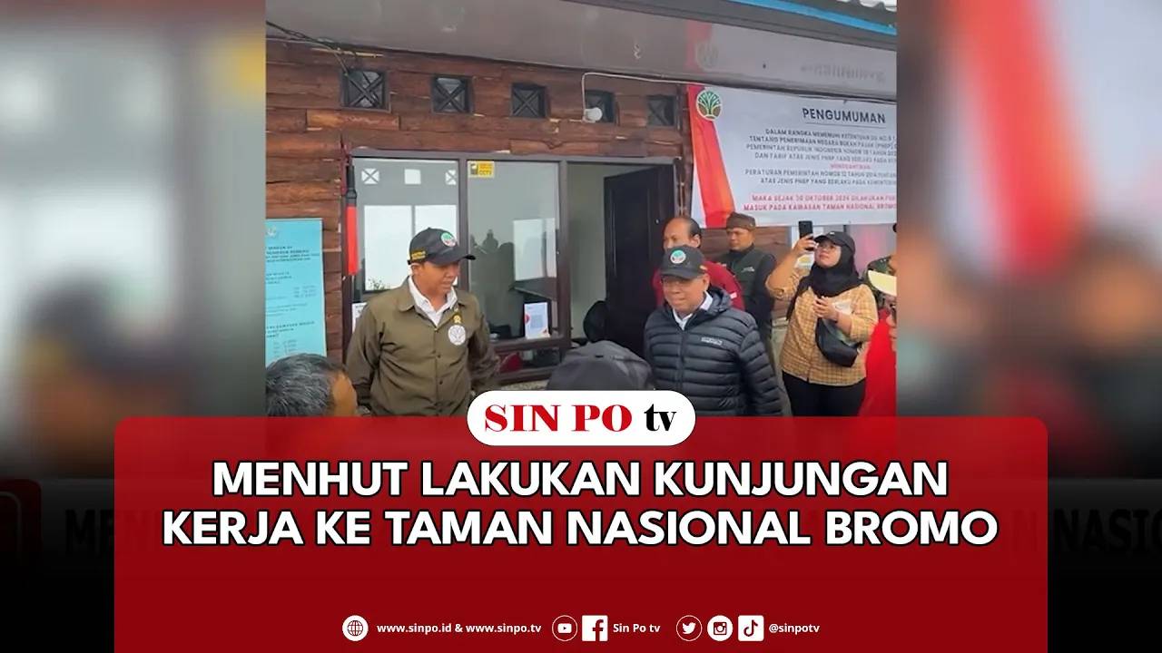 Menhut Lakukan Kunjungan Kerja Ke Taman Nasional Bromo