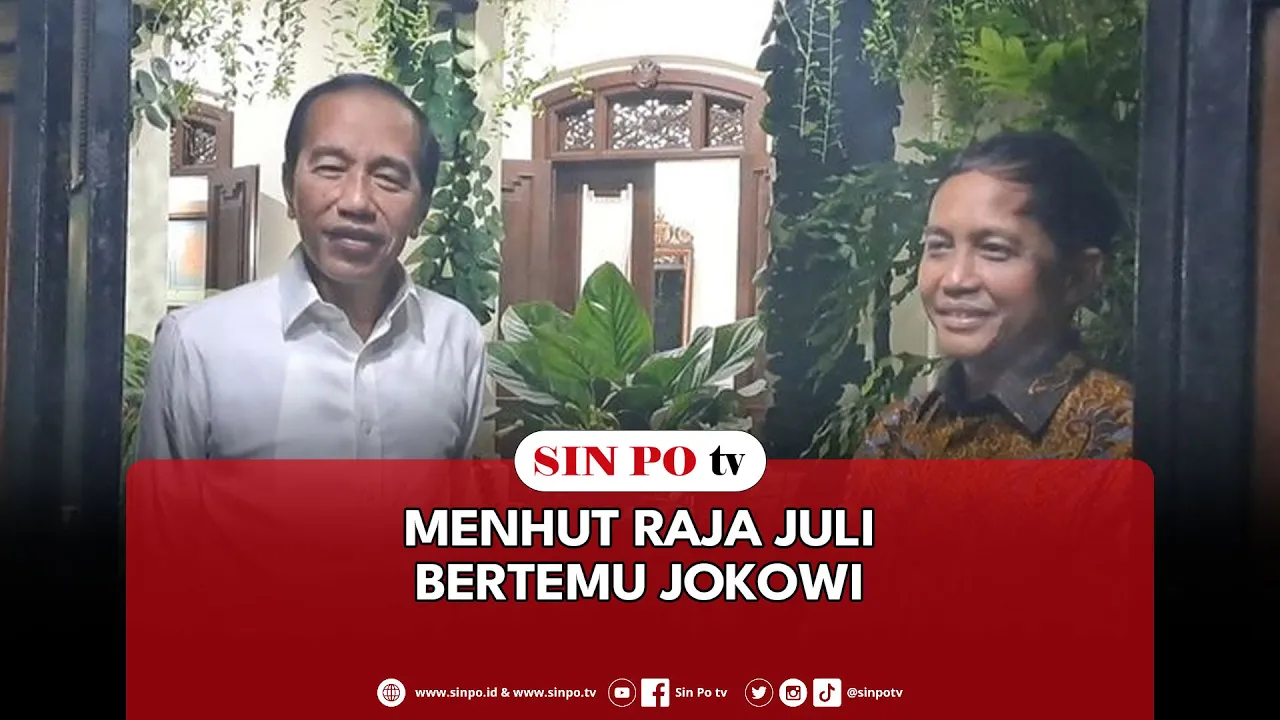 Menhut Raja Juli Bertemu Jokowi