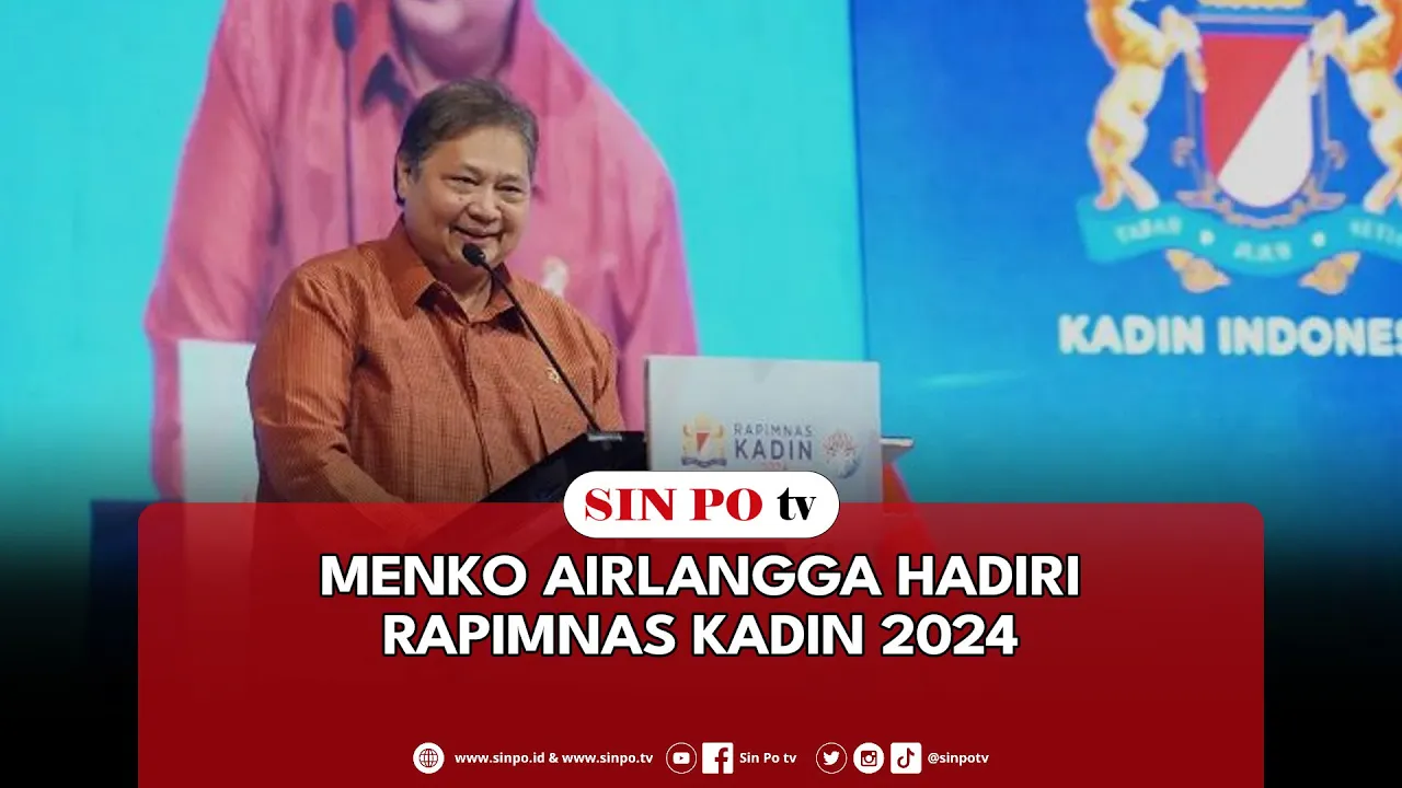 Menko Airlangga Hadiri Rapimnas Kadin 2024