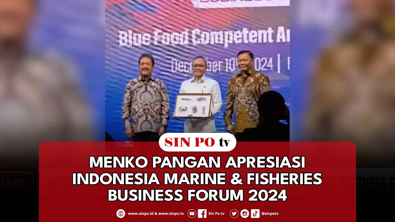 Menko Pangan Apresiasi Indonesia Marine & Fisheries Business Forum 2024