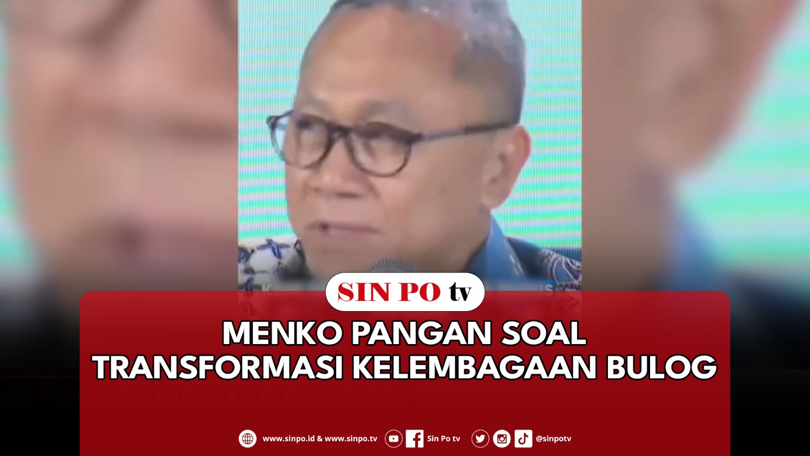 Menko Pangan Soal Transformasi Kelembagaan Bulog