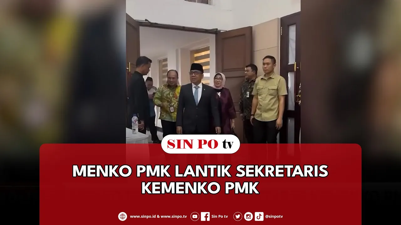 Menko PMK Lantik Sekretaris Kemenko PMK