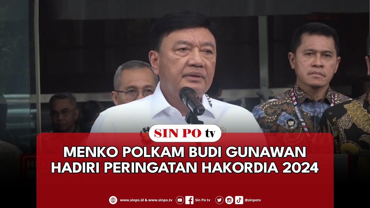 Menko Polkam Budi Gunawan Hadiri Peringatan Hakordia 2024