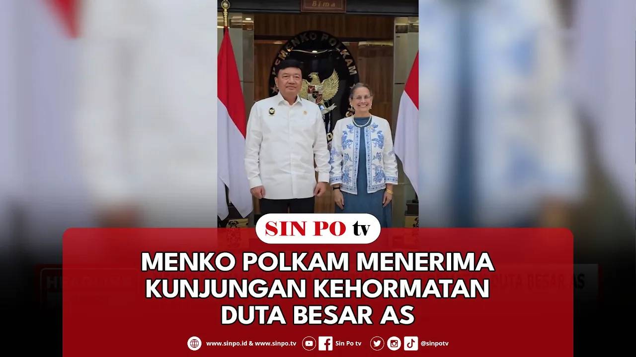 Menko Polkam Menerima Kunjungan Kehormatan Duta Besar AS