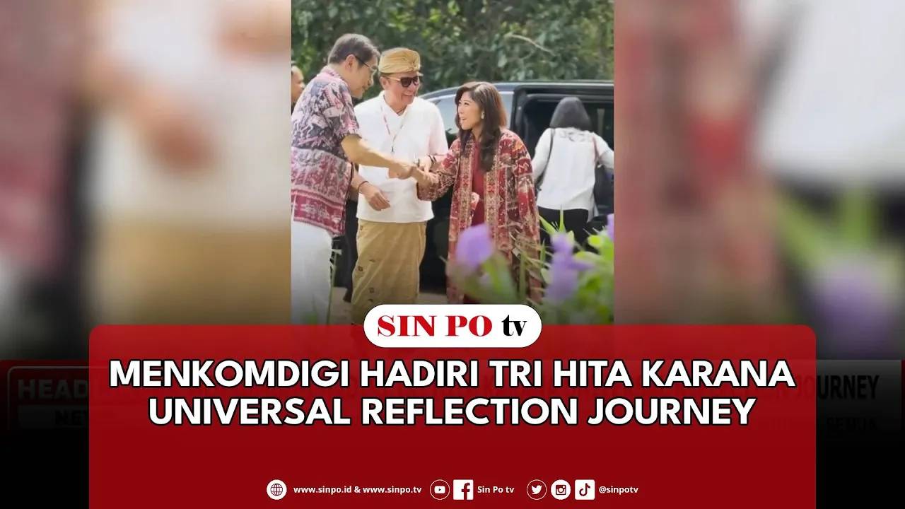 Menkomdigi Hadiri Tri Hita Karana Universal Reflection Journey