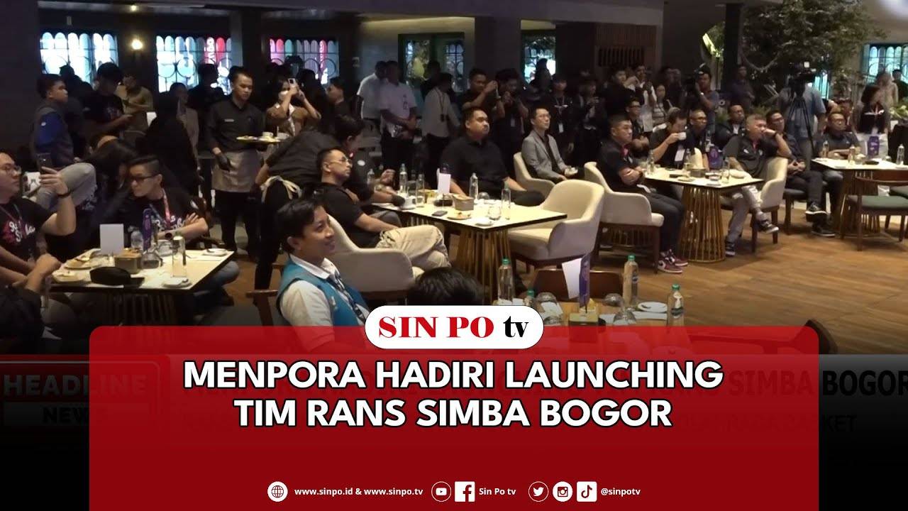 Menpora Hadiri Launching Tim Rans Simba Bogor