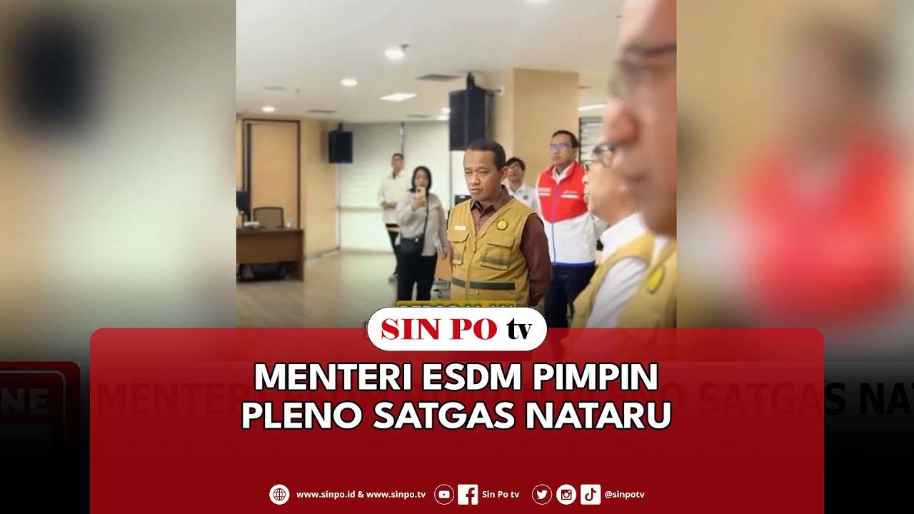 Menteri ESDM Pimpin Pleno Satgas Nataru