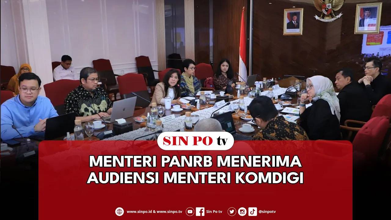 Menteri PANRB Menerima Audiensi Menteri Komdigi