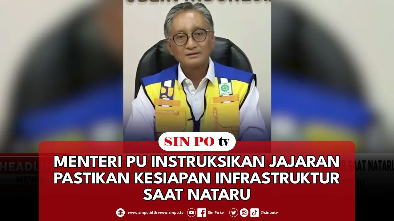 Menteri PU Instruksikan Jajaran Pastikan Kesiapan Infrastruktur Saat Nataru