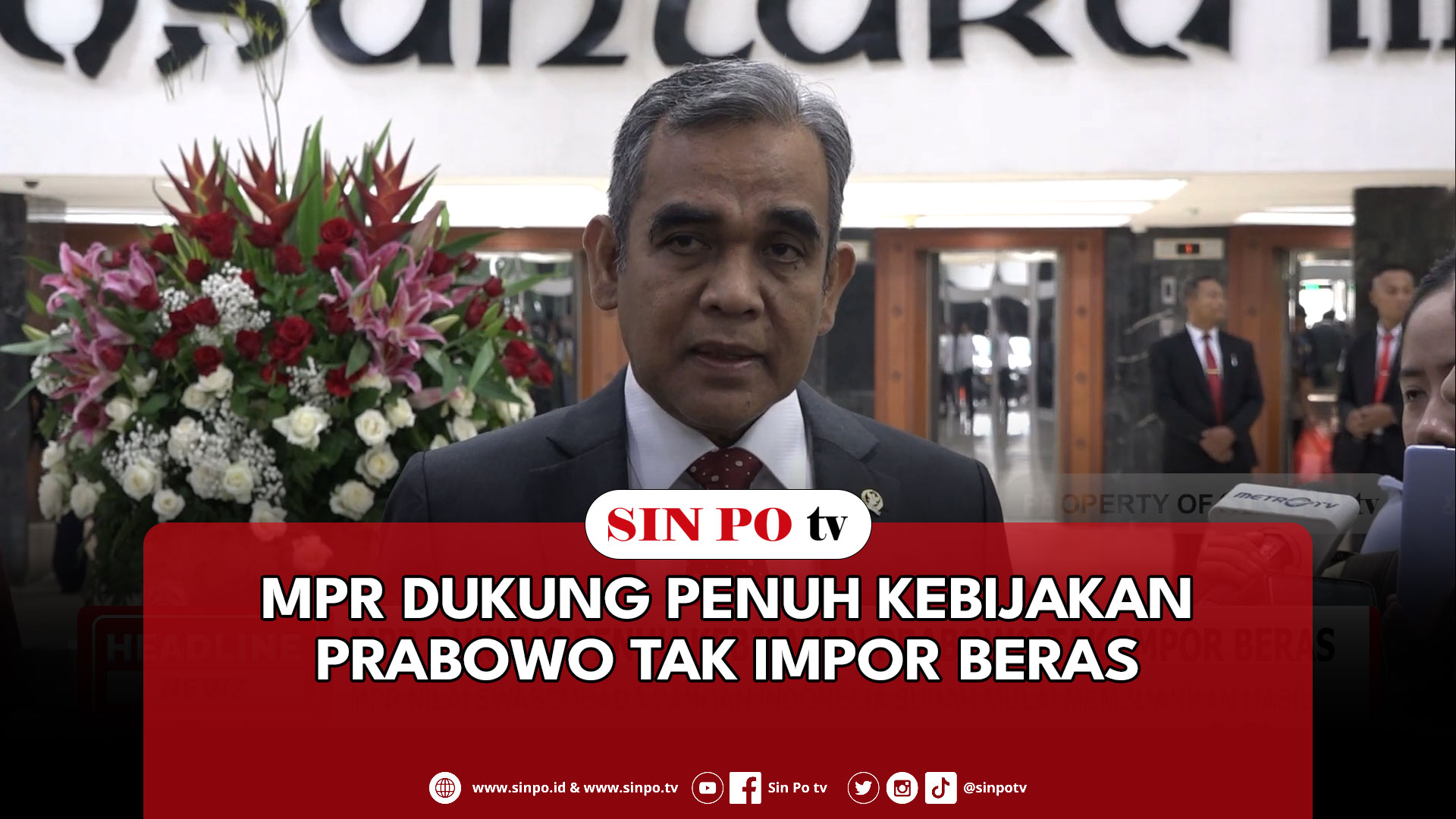 MPR Dukung Penuh Kebijakan Prabowo Tak Impor Beras