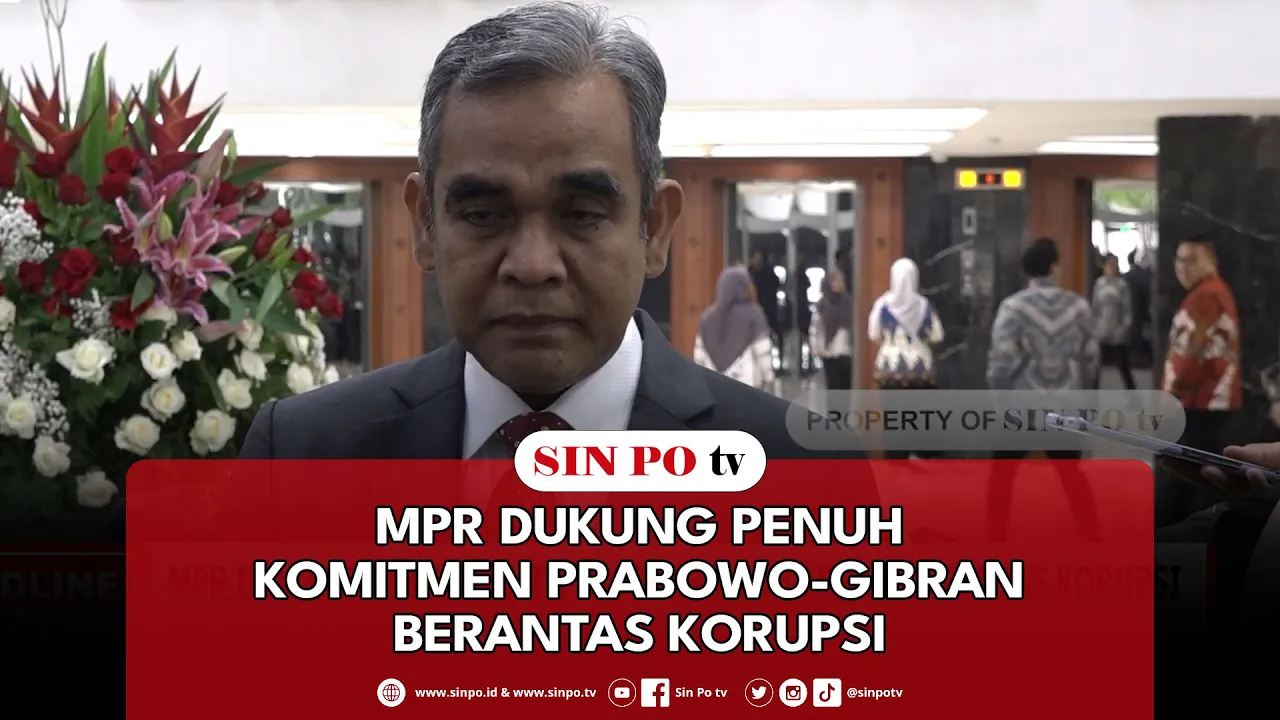 MPR Dukung Penuh Komitmen Prabowo-Gibran Berantas Korupsi