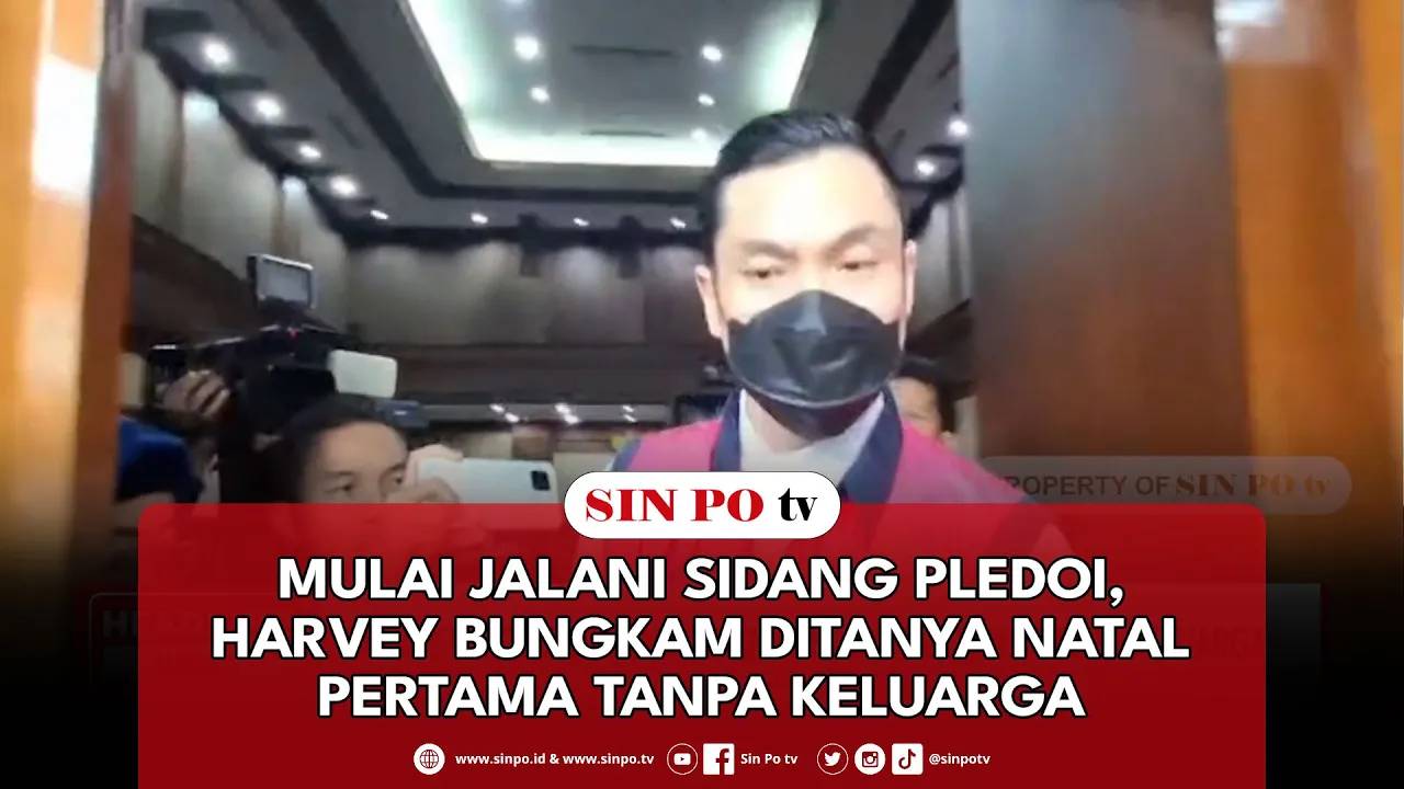 Mulai Jalani Sidang Pledoi, Harvey Bungkam Ditanya Natal Pertama Tanpa Keluarga