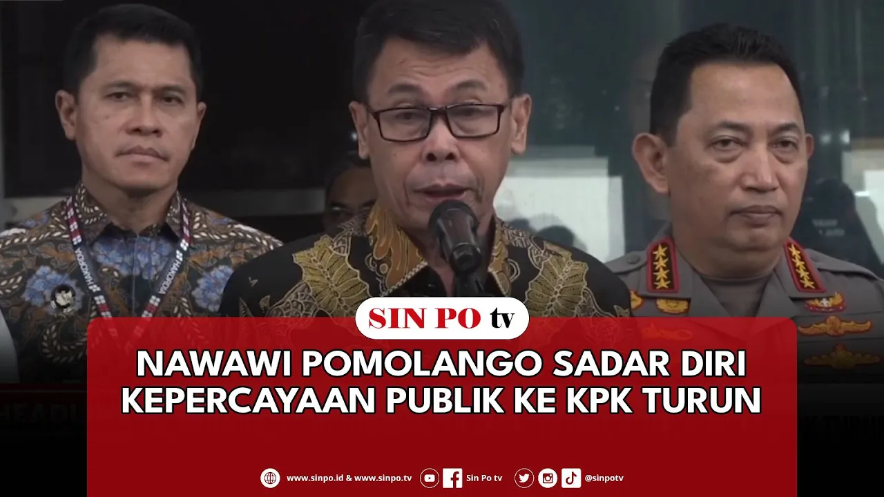 Nawawi Pomolango Sadar Diri Kepercayaan Publik Ke KPK Turun