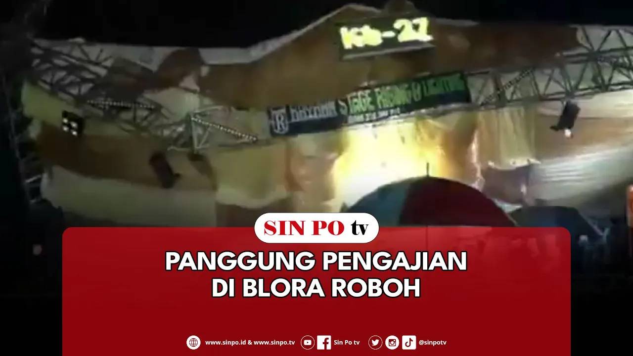 Panggung Pengajian Di Blora Roboh