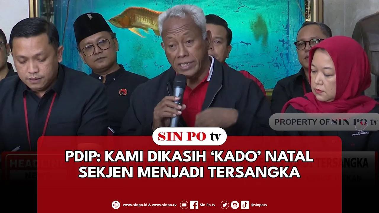 PDIP: Kami Dikasih ‘Kado’ Natal Sekjen Menjadi Tersangka