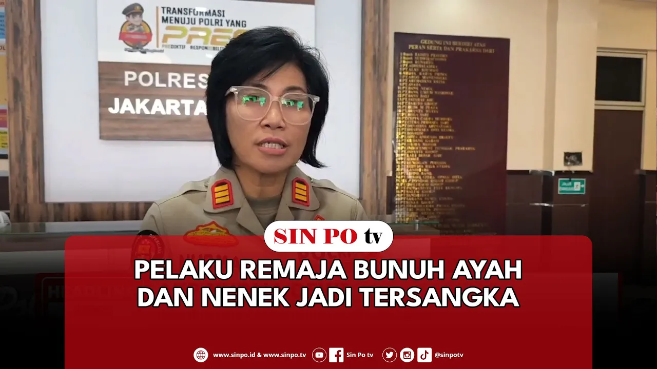 Pelaku Remaja Bunuh Ayah Dan Nenek Jadi Tersangka