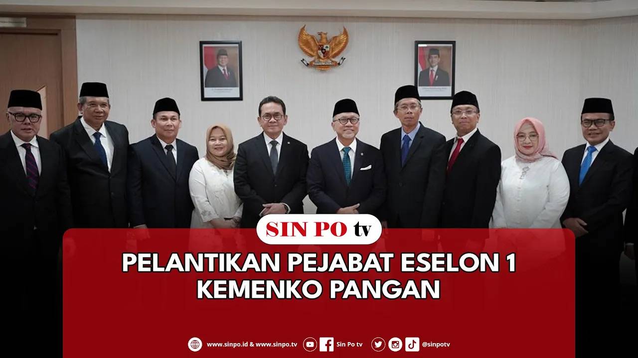 Pelantikan Pejabat Eselon 1 Kemenko Pangan