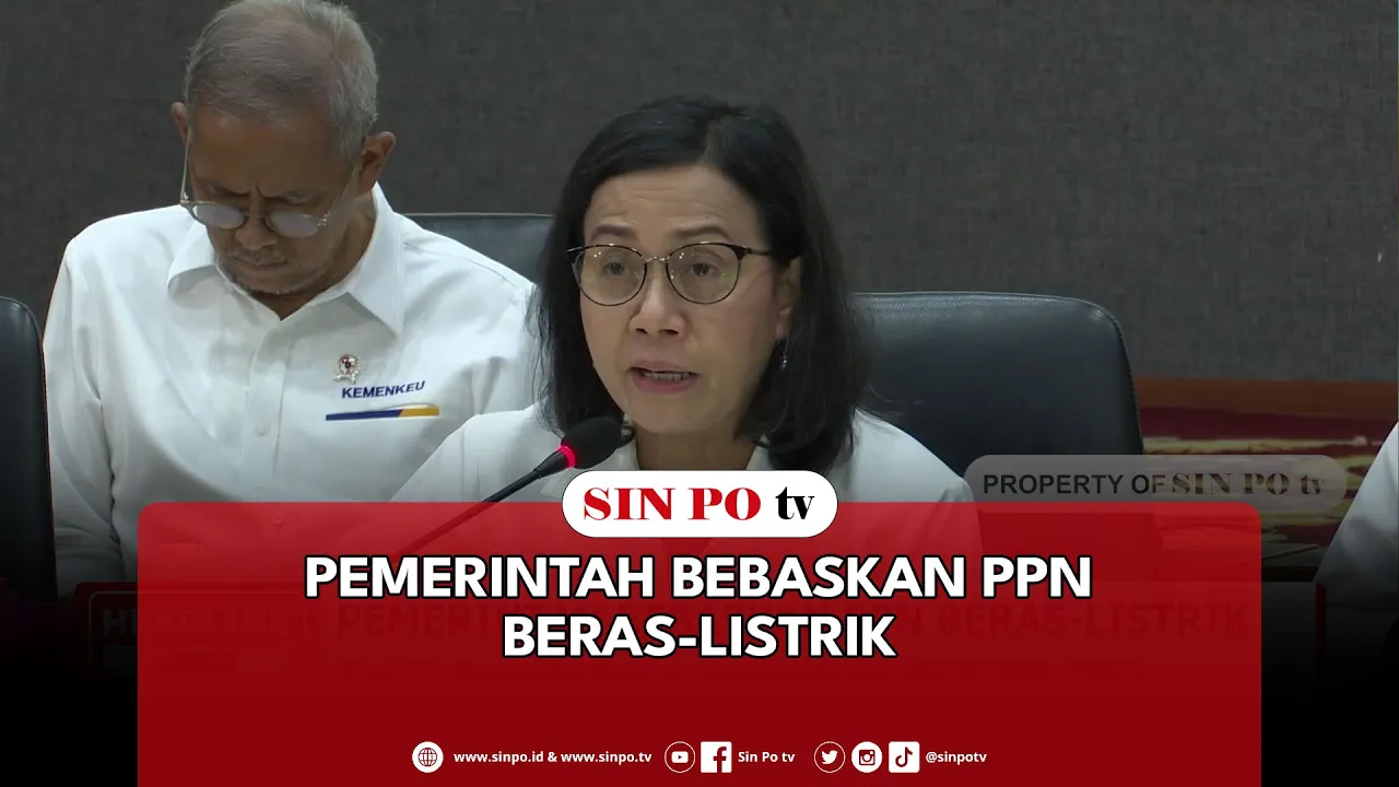 Pemerintah Bebaskan PPN Beras-Listrik