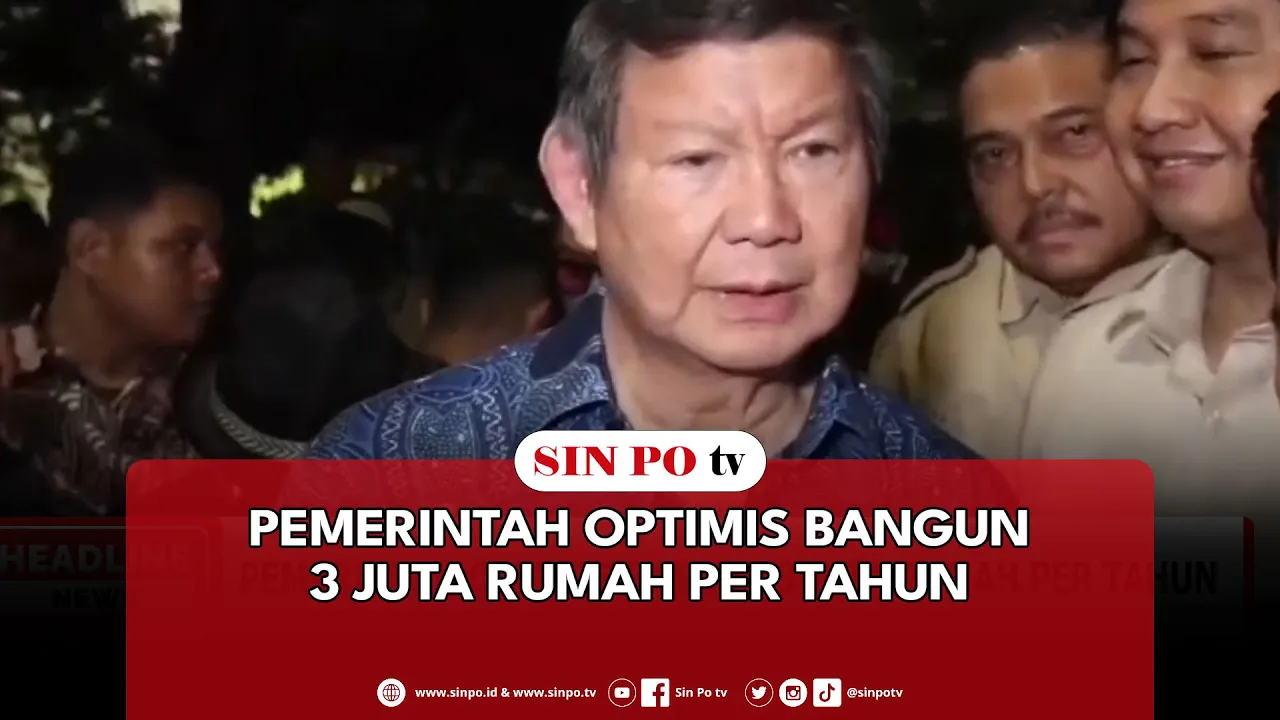 Pemerintah Optimis Bangun 3 Juta Rumah Per Tahun