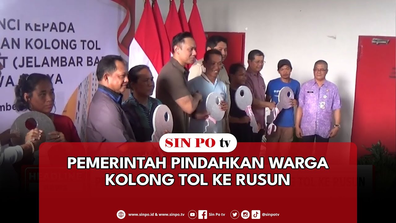 Pemerintah Pindahkan Warga Kolong Tol Ke Rusun