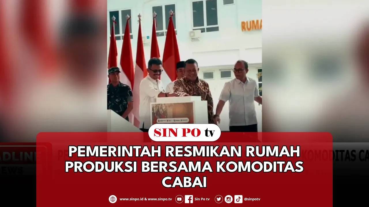 Pemerintah Resmikan Rumah Produksi Bersama Komoditas Cabai