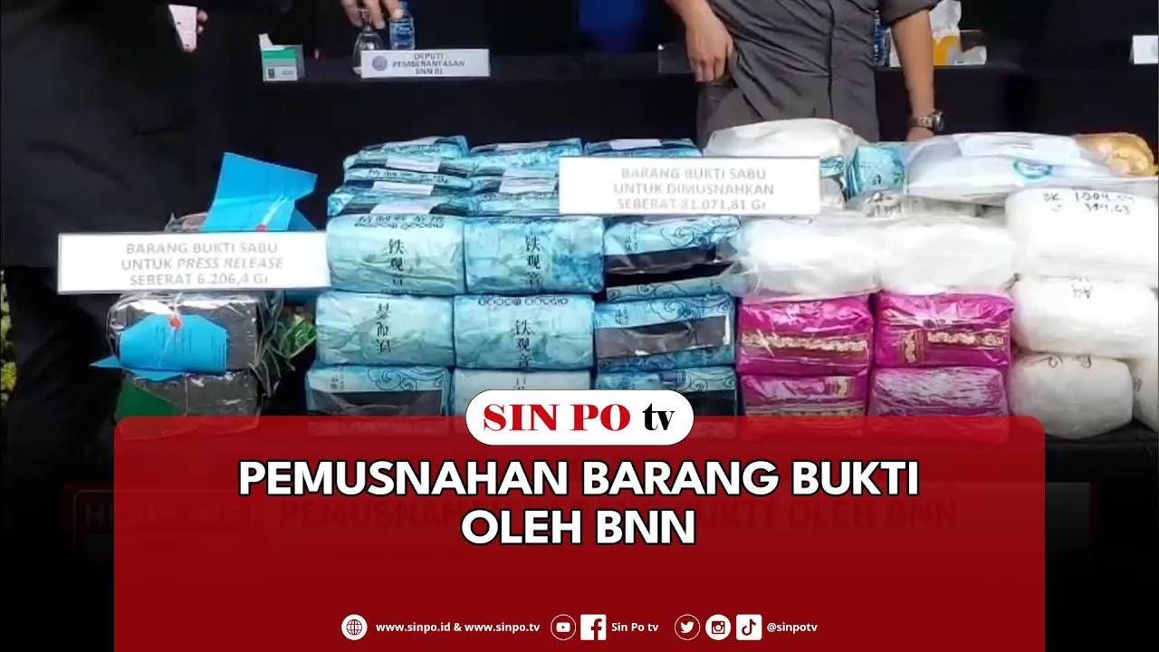 Pemusnahan Barang Bukti Oleh BNN