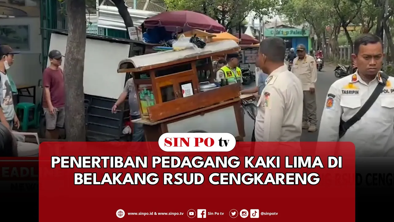 Penertiban Pedagang Kaki Lima Di Belakang RSUD Cengkareng