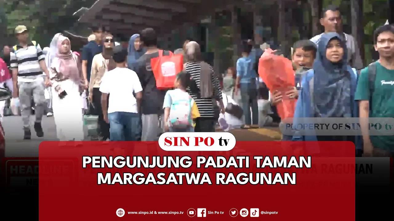 Pengunjung Padati Taman Margasatwa Ragunan