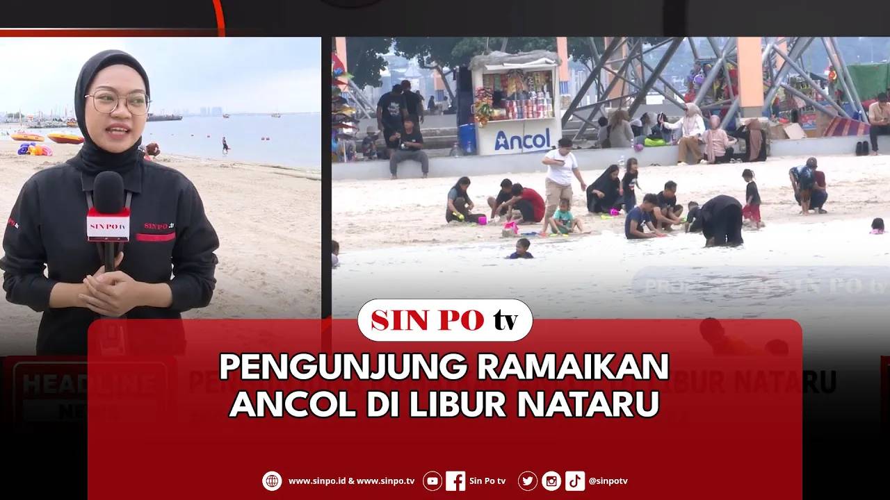 Pengunjung Ramaikan Ancol Di Libur Nataru